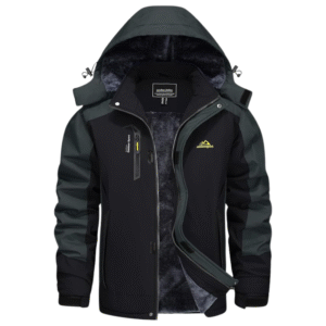 Męska softshellowa kurtka czarno-szara ocieplana rozmiar XL