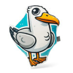 Poduszka dekoracyjna pluszowa Mewa 50x45