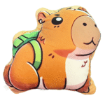 Poduszka dekoracyjna pluszowa kapibara 40x38 cm