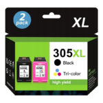 Tusz 305XL czarny i trikolor do drukarek HP