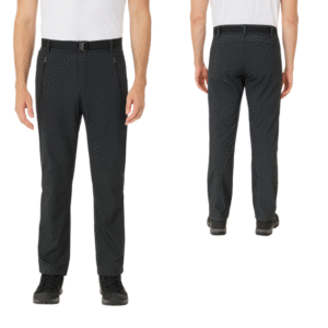 Męskie spodnie softshell ciemnoszare EU S wiatroszczelne wygodne