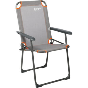 Krzesło kempingowe turystyczne składane szare