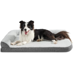Legowisko ortopedyczne dla psa z zagłówkiem