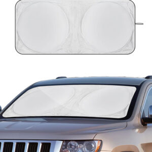 Osłona przeciwsłoneczna na szybę auta 160x85 cm posrebrzana UV