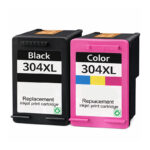 Zestaw tuszy HP 304XL Black + 304XL Color zamienniki