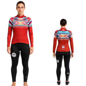 Strój rowerowy kolarski damski ocieplany EU XS