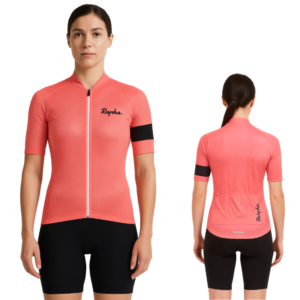 Koszulka rowerowa kolarska krótki rękaw różowa damska M