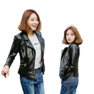 Damska ramoneska czarna zamek klasyczny krój rozmiar XS stylowa