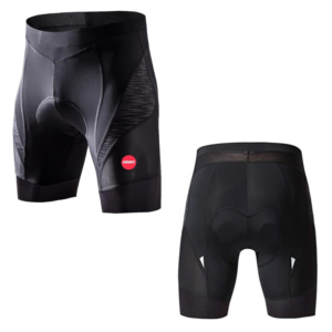 Spodnie rowerowe kolarskie męskie XL czarne z wkładką EU M/L