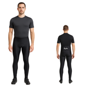 Spodnie rowerowe kolarskie męskie czarne L wygodne oddychające