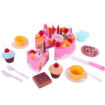 Tort zabawkowy urodzinowy Zestaw małego cukiernika