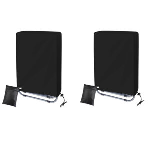 Zestaw 2szt. Pokrowce na krzesła ogrodowe składane