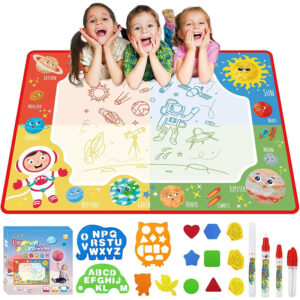 Mata wodna Planety i Kosmos do rysowania 100x70 cm