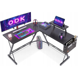 Biurko komputerowe narożne gamingowe L 127x127cm