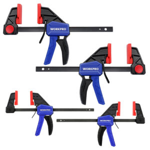 Zestaw 4 zacisków śrubowych 120 mm / 150 mm stolarskie