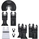 Zestaw 10x brzeszczoty do narzędzi wielofunkcyjnych drewno metal