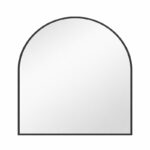 Nowoczesne Lustro ścienne 80x80 cm metalowa rama