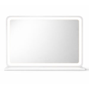 Lustro LED do makijażu 80x55 cm 3 barwy światła Białe