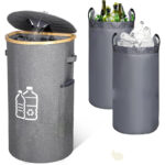 Pojemnik na butelki do segregacji 100L wodoodporny Oxford