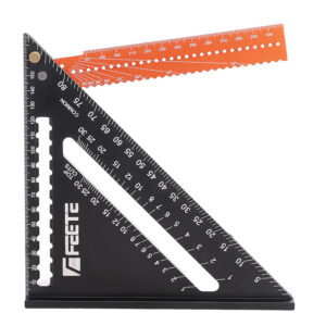 Kątownik stolarski z linijką 30 cm Kątomierz 0–90°