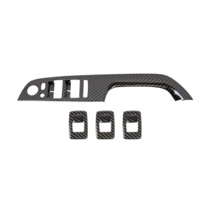 Osłona ramy panelu przełącznika szyb BMW E90 2005–2012 karbon