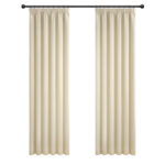 Zasłona beżowa zaciemniająca  140x175