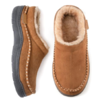 Męskie kapcie mokasyny z futerkiem domowe EU 44–45 wkładka 27,5 cm