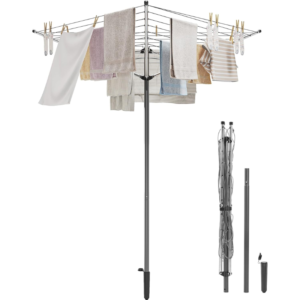 Suszarka ogrodowa obrotowa regulowana składana 30m linek