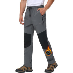 Spodnie trekkingowe męskie czarne wodoodporne XL