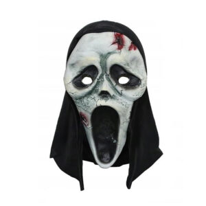 Maska na twarz horror Krzyk lateksowa
