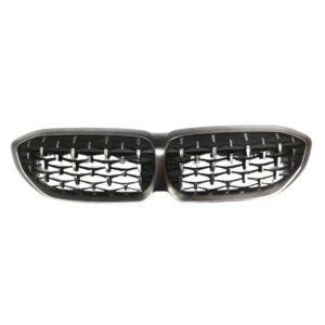 Nerki Czarny Połysk Kratka Przednia Grill BMW 3 G20