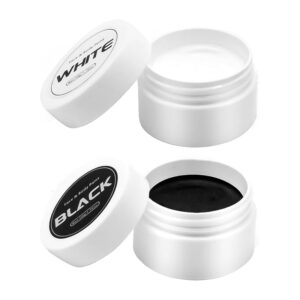 Farby do Twarzy i Ciała Czarna + Biała 2x50 g Halloween Cosplay Impreza