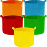 Doniczki materiałowe filcowe 11L 5 szt worki na rośliny