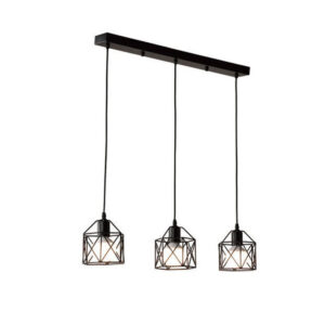 Lampa wisząca Loft Industrial czarna 3x E27