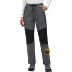 Spodnie damskie trekkingowe ocieplane L szare