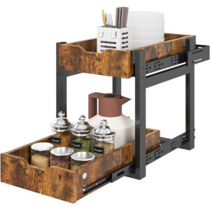 Organizer Kuchenny do Szafki 2-Poziomowy Wysuwany