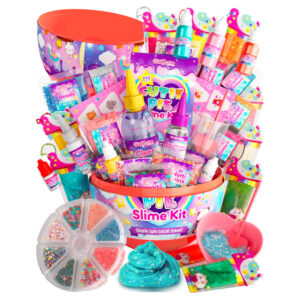 Kreatywny zestaw do robienia slime kolorowy z akcesoriami