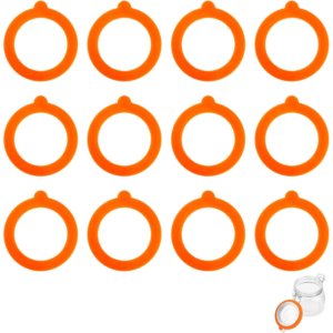 Gumki uszczelki silikonowe typu WECK do słoików 97x20 12 sztuk