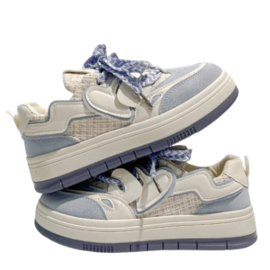 Buty sportowe dziewczęce błękitno kremowe 33 wygodne