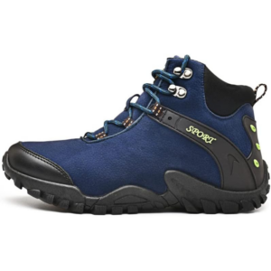 Buty trekkingowe męskie granatowe 40 za kostkę sznurowane