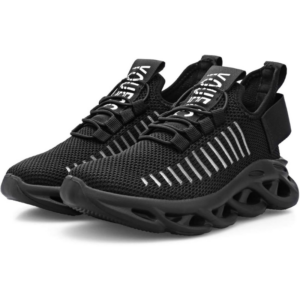 Buty sportowe dziecięce czarne oddychające lekkie 34