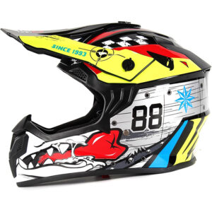 Kask Cross BMX Młodzieżowy  S 51-53 cm