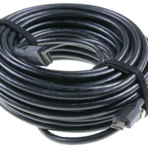 Kabel HDMI 25m aktywny wzmacniacz sygnału 4K 30Hz High Speed 1.4 złocone końcówki