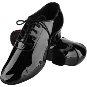 Buty taneczne męskie lakierowane czarne EU45 (27 cm)